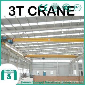 Explosion Proof Electric Single Girder Bridge Crane 3 Ton